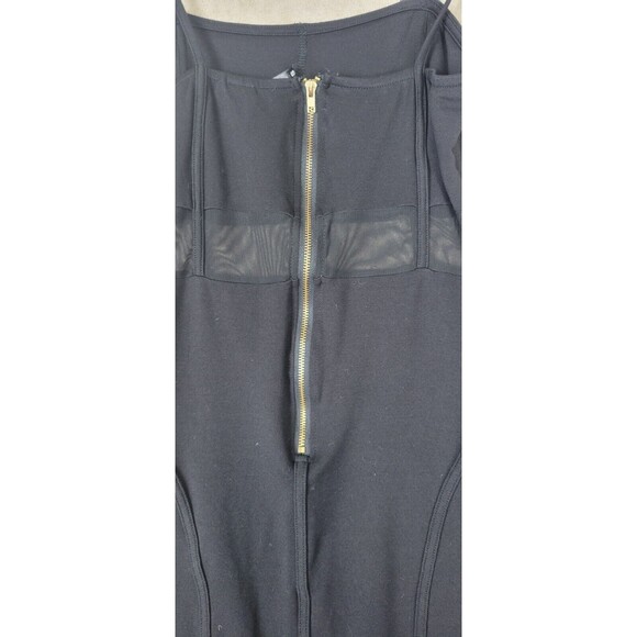 K Too Women's Sleeveless Dress Black Mesh Panels Size Small Zipper Back - Picture 7 of 11